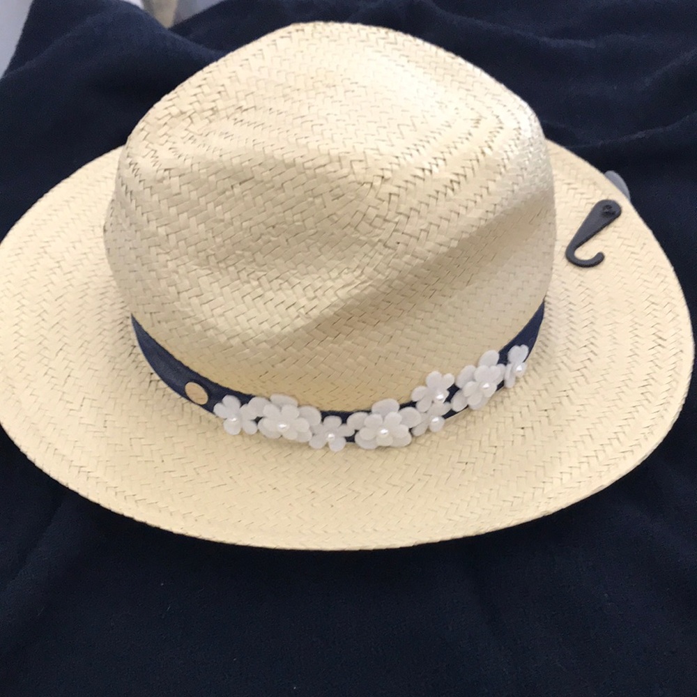 Karl Lagerfeld Panama Straw Hat